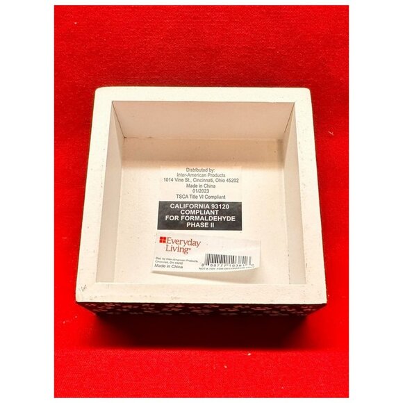 "Cat Mom" Box Sign Wall Art Wall Plaque by Everyday Living ~4" square x 1½" - Picture 3 of 4